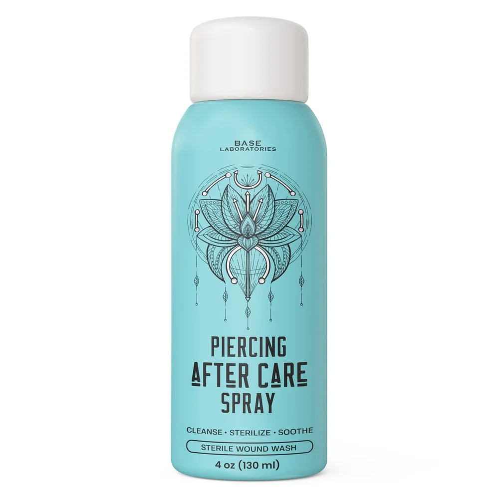 Piercing Aftercare Spray - Saline Solution Mist for Healing